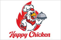 HAPPY CHICKEN Imbissstand Hendlgrill