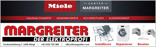 MARGREITER der ELEKTROPROFI Miele Center Elektriker Wörgl Tirol
